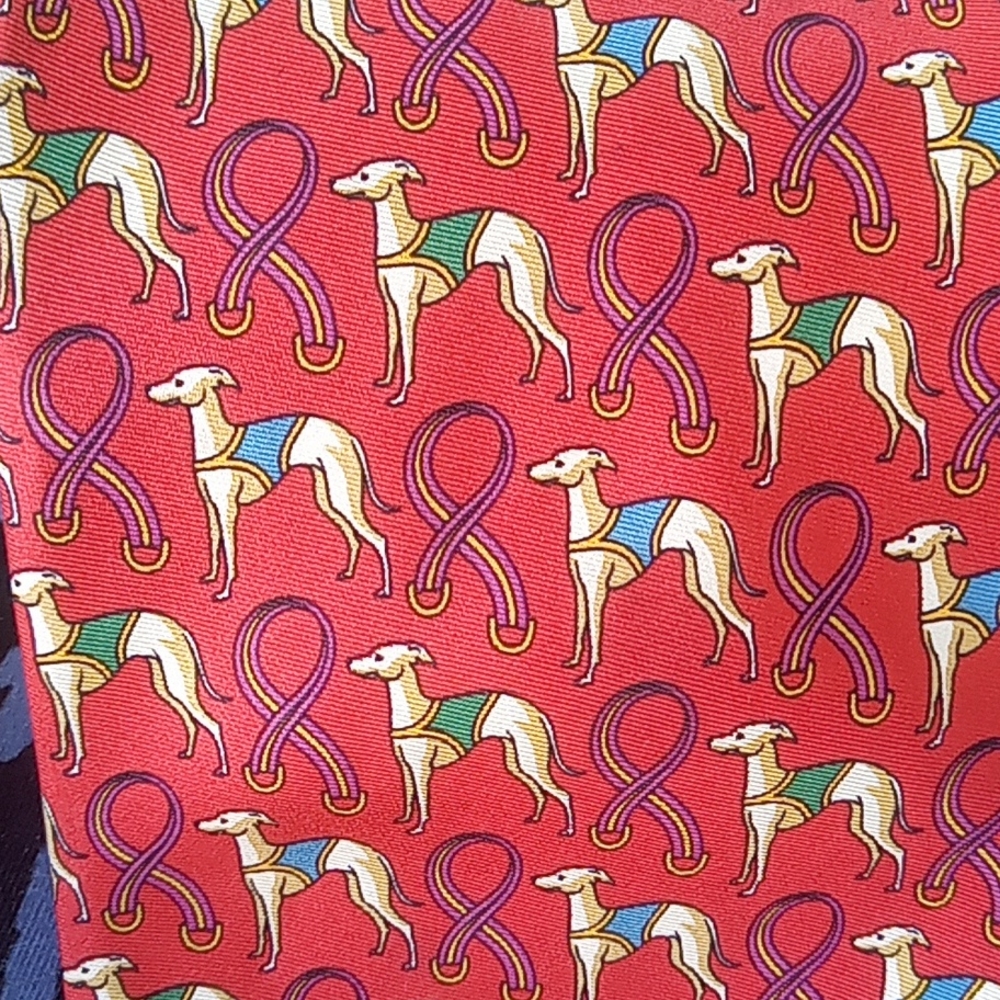Jos A Banks All silk Greyhound tie